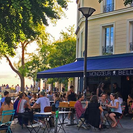 Charming Bright Sunny Studio In Belleville Paris Exterior photo